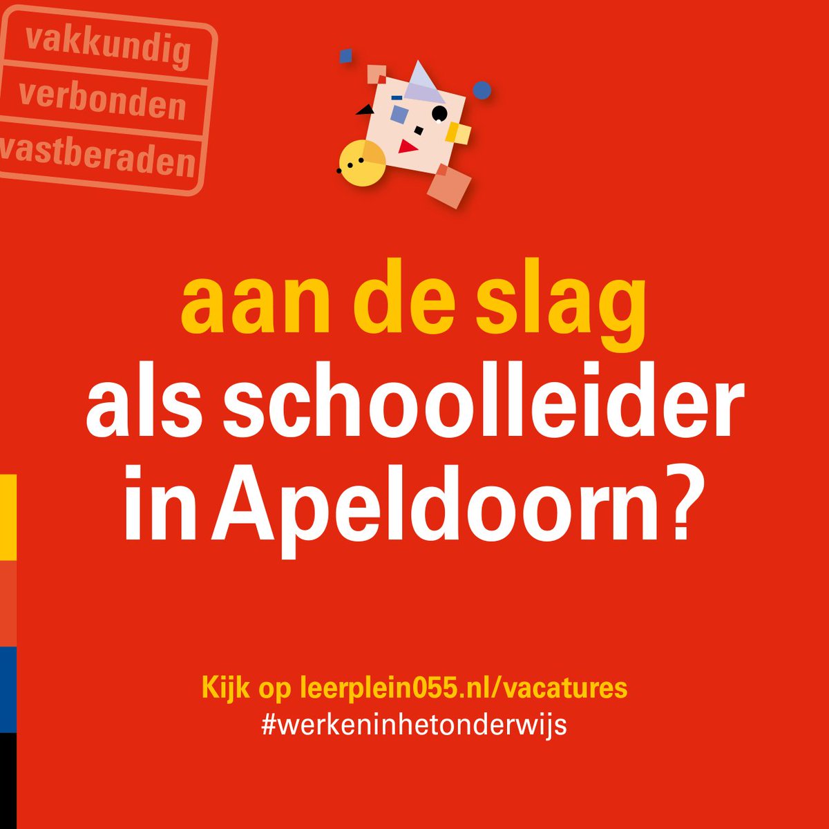Wij zoeken een ervaren schoolleider voor onze IKC Sterrenschool Apeldoorn! Wil jij samen met het enthousiaste team het onderwijs verder vormgeven? Kijk op: 
bit.ly/3OvsOOq 

#schoolleider #basisonderwijs #basisschool #leerplein055 #vacature #apeldoorn @doomijn