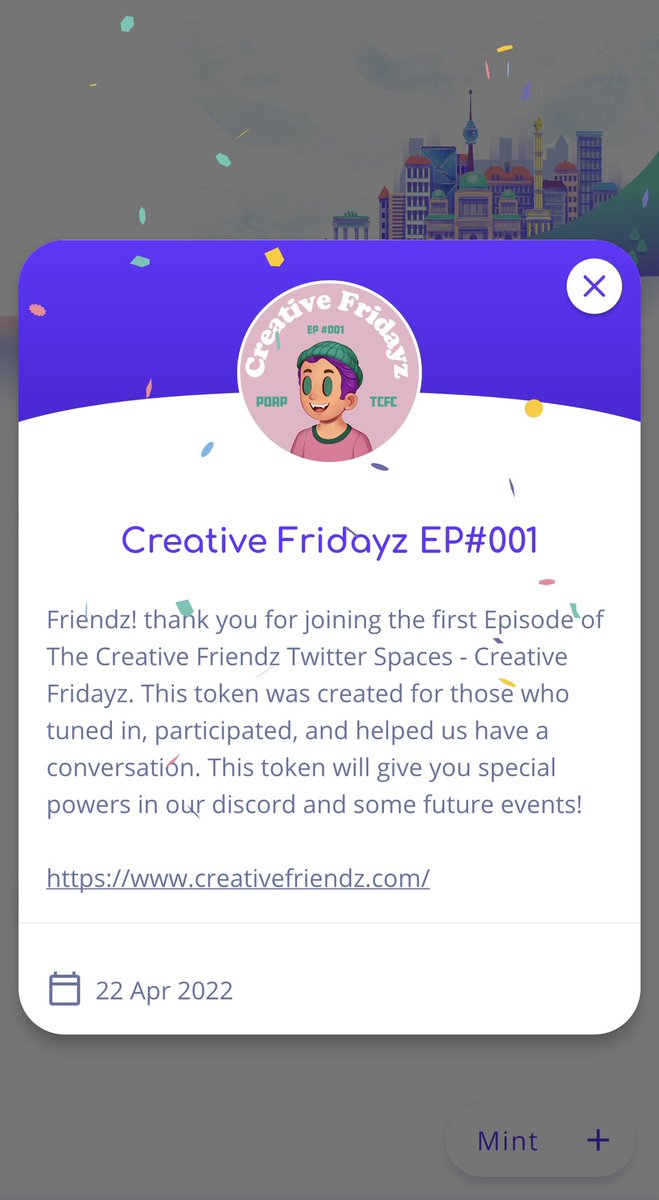 matriona_fails's tweet photo. Have any of you tried https://t.co/MXia9HAp5I app π I have minted my first memory to the blockchain from @CreativeFriendz Fridayz π feeling accomplished - whatβs next #tokenizedexperiences https://t.co/9ItJSQvSH0