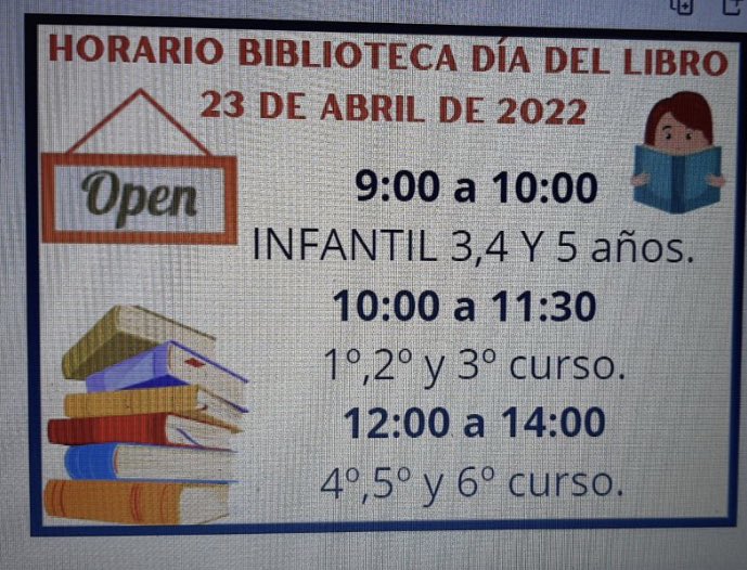 CeipConcepcion's tweet photo. Celebramos el #díadellibro Un día repleto de magia, canciones , actividades en las #aulas, en nuestra #bibliotecaescolar #poesías #adivinanzas #marcapáginas vídeos, fotos … las iremos compartiendo ❤️📚#worlddaybook @Educarm @direcmur @innovaedum @VictorMarinNav @imgende https://t.co/T5YQH3BDzk