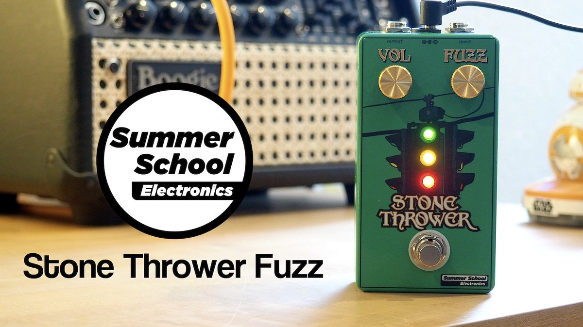 pedaloftheday's tweet photo. NEW DEMO DAY! Head to our YouTube channel for the FULL video as we explore the #SummerSchoolElectronics Stone Thrower Fuzz!🍀🎛

https://t.co/LieGxXtTI8

#pedaloftheday #effectspedals #pedalsandeffects #summerschool #stonethrower #Syracuse #SaturdayVibes https://t.co/W40bdadsSB