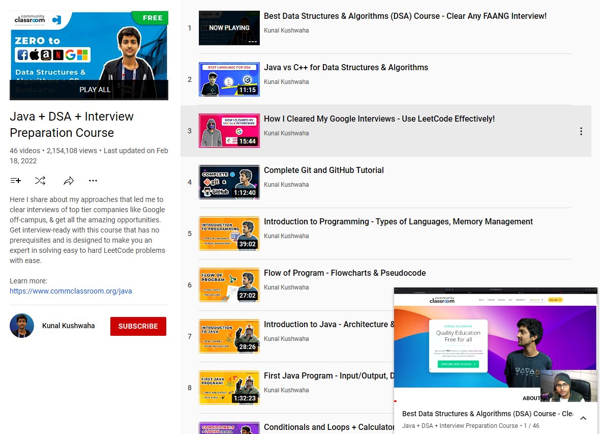 Hi_Bhavesh_99's tweet image. 📌 Day-1📌
Started Java + DSA + Interview Preparation Course
with Kunal Kushwaha @kunalstwt 
#JavaWithKunal