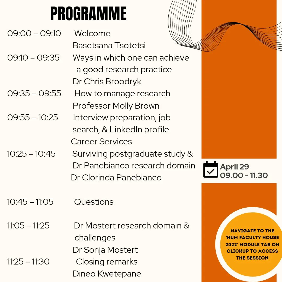House Humanities invites all postgraduates of the humanities faculty to the 'Researchers Get Together' event 

Here you will get the opportunity to ask questions and gain valuable insight and advice from professionals and fellow postgraduates that can help you in your degree