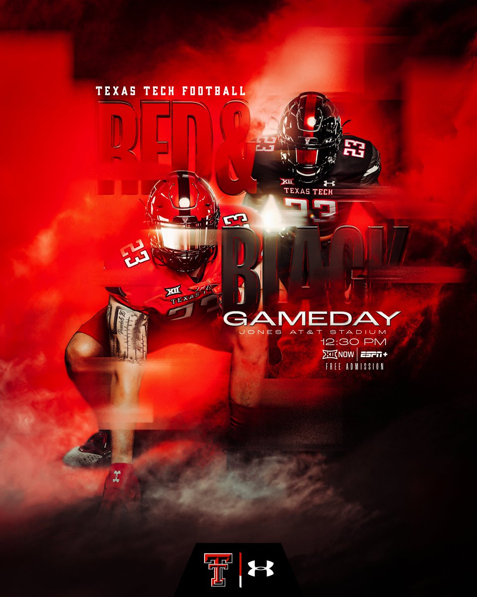 TexasTechFB's tweet photo. 🔴 vs ⚫️ https://t.co/kcbCHyOrOT