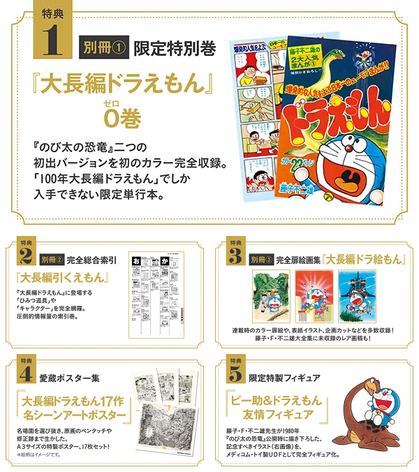 ご予約受付中！】 『100年大長編ドラえもん 豪華愛蔵版 全17巻セッ