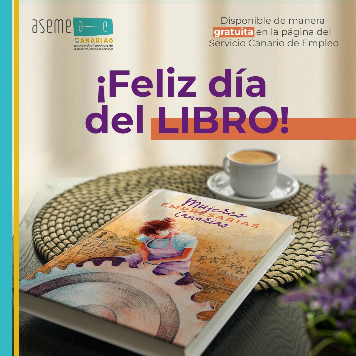 📚📍Desde Aseme Canarias celebramos el Día del Libro con esta fantástica recopilación de historias agrupadas en nuestro libro Mujeres Empresarias Canarias, en colaboración con la Consejería de Economía, Conocimiento y Empleo .

#empresarias #emprendedoras #directivas