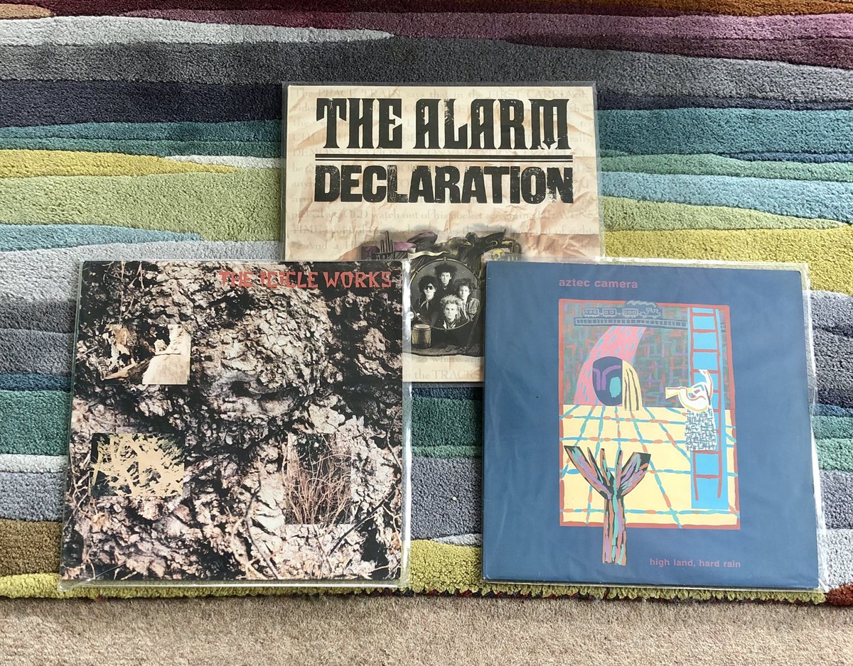 Still get excited about buying old vinyl. Which one would you choose? <a href="/RoddyFrame/">Roddy Frame</a> <a href="/empiresend/">Ian McNabb. Cultural attaché: Kensington, L,pool.</a> <a href="/thealarm/">thealarm.com</a> Me? I choose all 3! #icicleworks #azteccamera #thealarm