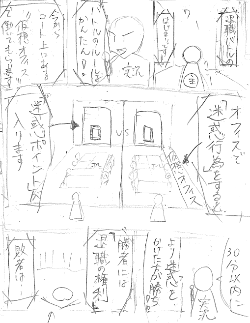 ←before after→

「1ページあたりの情報量を減らすだけで、漫画はだいぶ読みやすくなる」ということがわかりました。

今回、1ページに情報を入れ過ぎてしまった場合の対処法についてnoteを書いてみました。

よかったらどうぞ。
https://t.co/KR7sWwDRgX
#コルクラボマンガ専科 
#退職バトル 