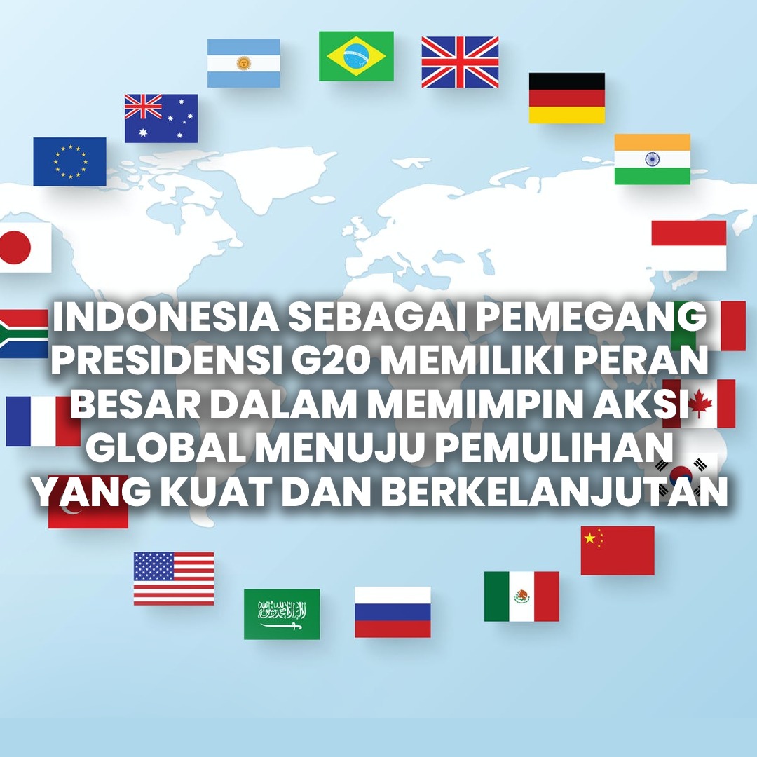 Presidensi G20 memiliki peran penting