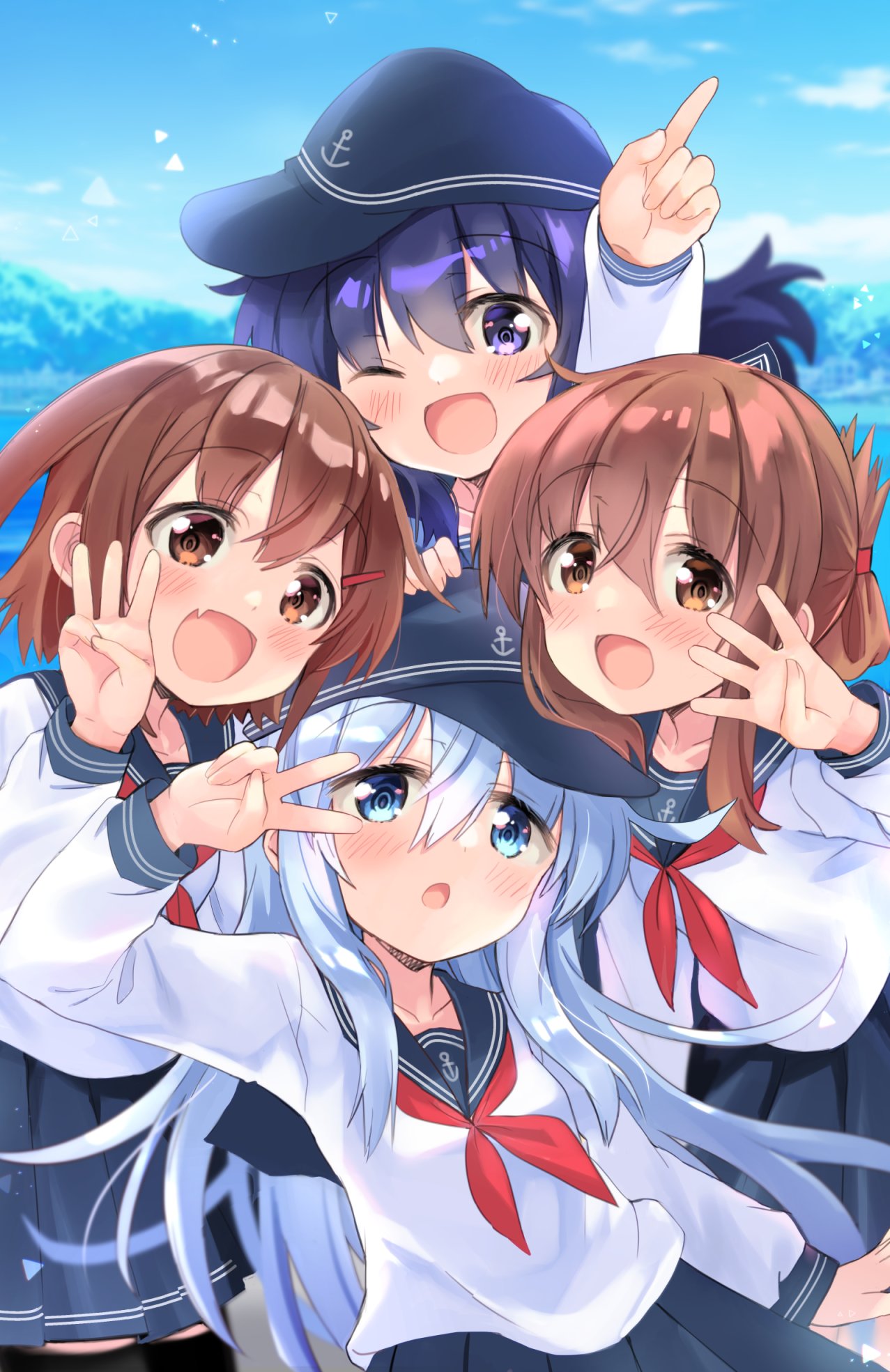 ひづき夜宵 夏コミ2日目a87a 艦これ9周年おめでとうございます というわけで仲良し第六駆逐隊貼っておきます 次はいよいよ10年目の海に向けて出航 艦これ九周年 T Co Sdftaxaxmq Twitter