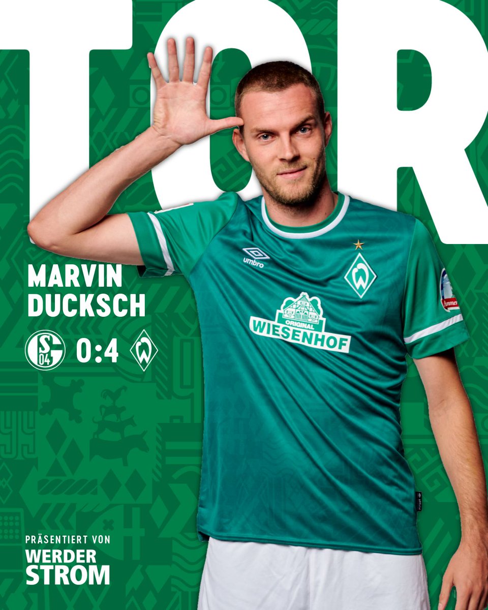 53. Min

WAS IST DENN HIER LOS HEILIGE

UNSERE NUMMER 7 MARVIN #DUCKSCH MIT DEM 4:0

#Werder | #ALLESFÜRWERDER | #S04SVW