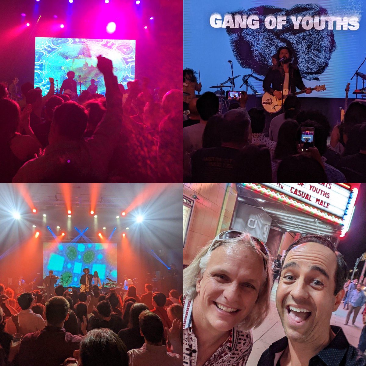 jhoburgh's tweet photo. Incredible energetic show at @TheVogue last night with @gangofyouths They are on their way to big things, if they come to your town, go! And now to do a 5k in Fishers! #gangofyouths #AngelInRealtime https://t.co/e5Mg88Veww