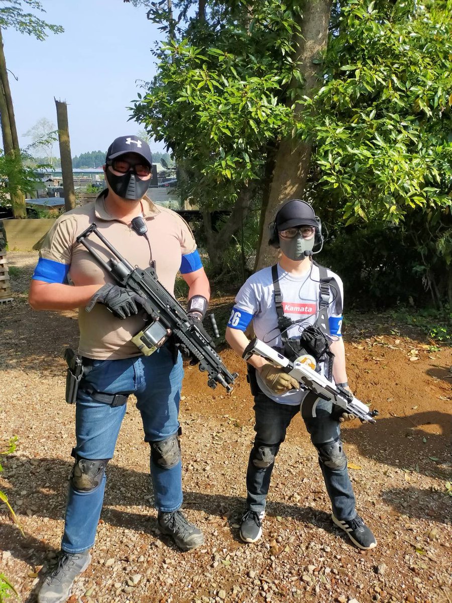 bigman_airsoft's tweet photo. 今日はサバパラの特殊定例会に参戦！
暑さでバテ気味でしたが楽しい１日になりました日😁
ご一緒した皆様ありがとうございました🙇‍♂️
デカさが際立つ写真も撮ってもらって満足です笑

#サバパラ 
#サバゲーパラダイス https://t.co/xpfOK6oPr9