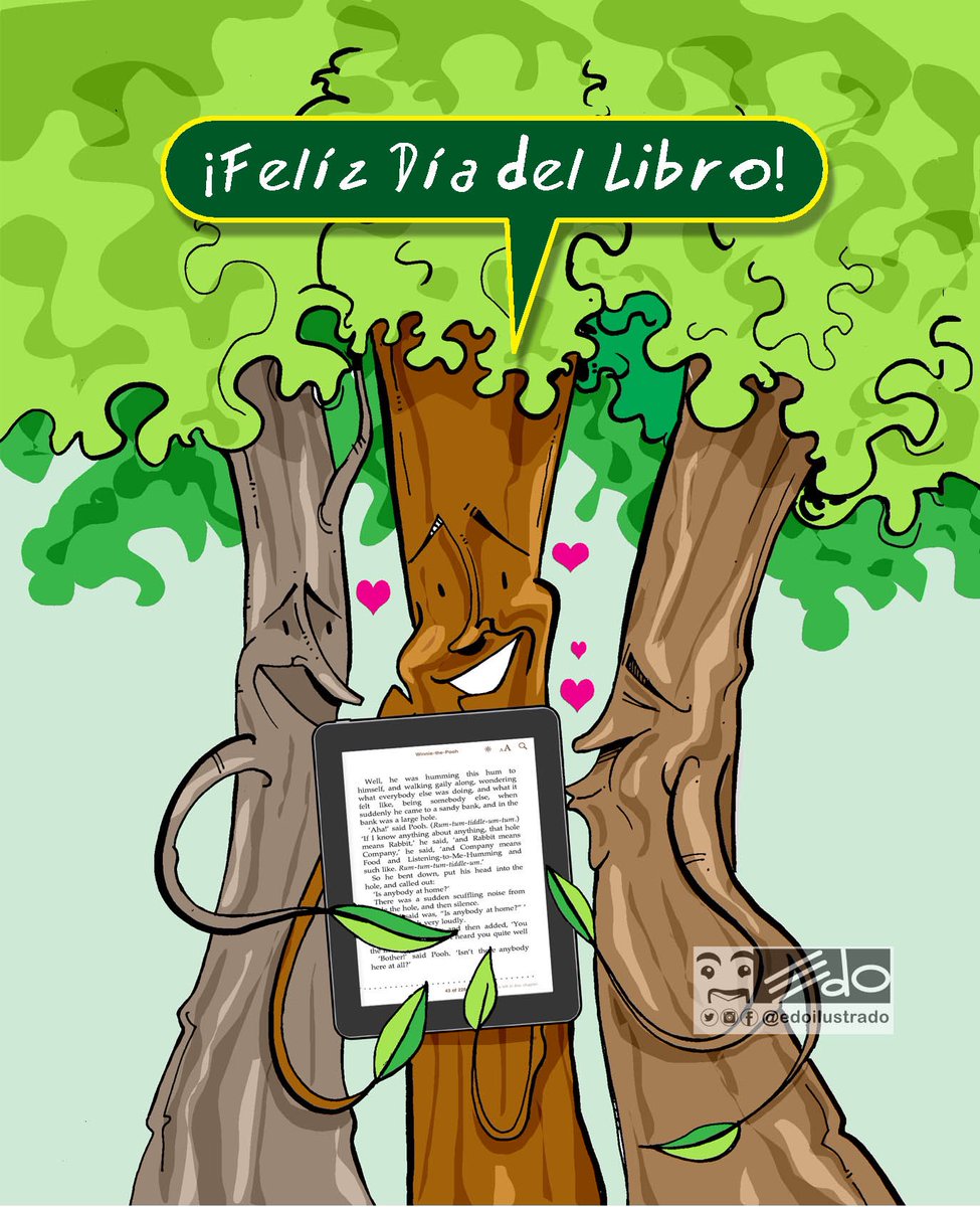 EdoSanabria's tweet photo. Feliz Día Mundial del Libro! #DiaDelLibro #DIaMundialDelLibro #DiaMundialDoLivro https://t.co/6DB1MT3yDb