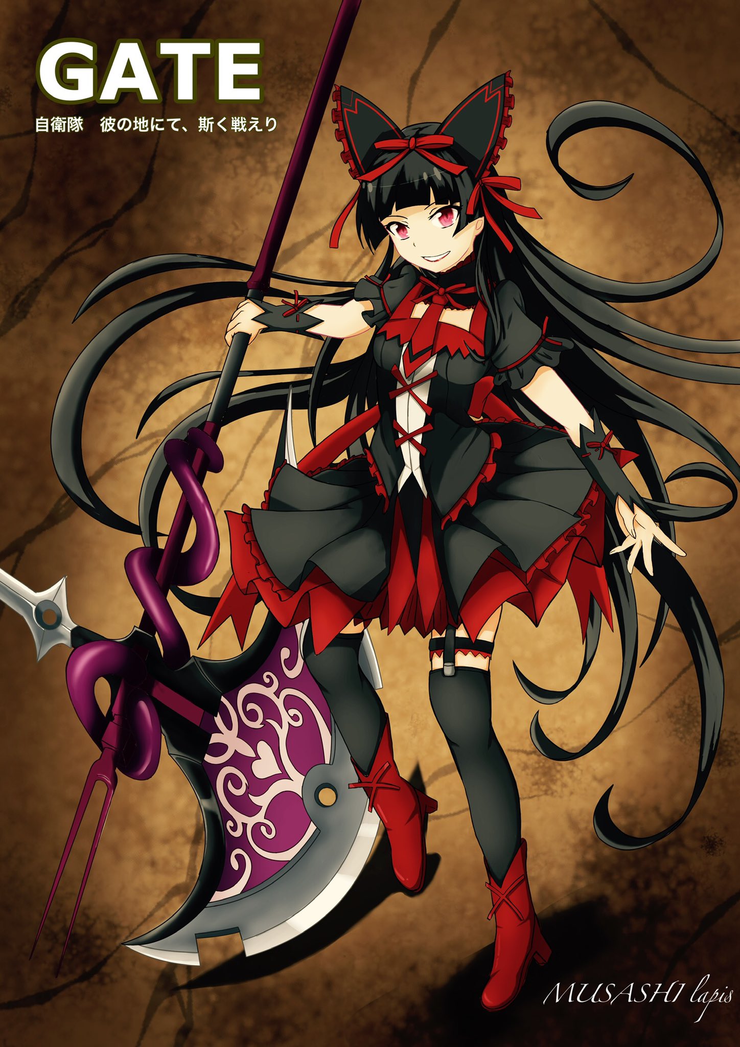 むさし(MUSASHI)🎨 Illustrator 🐺Live2dモデラー🦊 on X: 「GATE 」 -ロゥリィ マーキュリー-  #RoryMercury #ロゥリィ #Gate #ゲート t.coBITP3dAj1Q  X