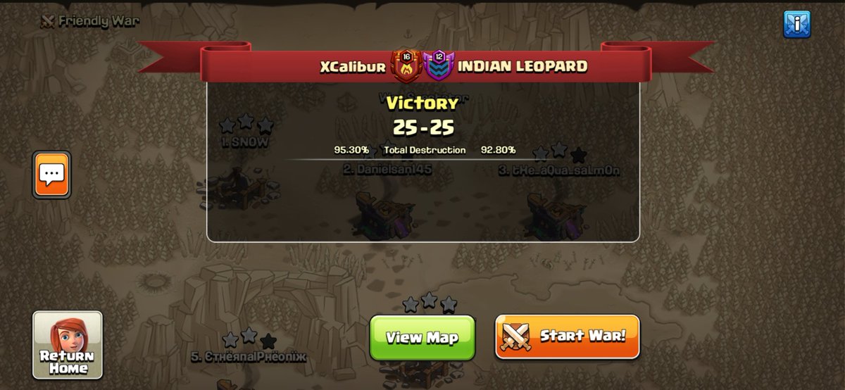 Round 2 of @CMLClashofClans
A nice win against #IndianLeopard

#ClashOfClans #ClashEsports