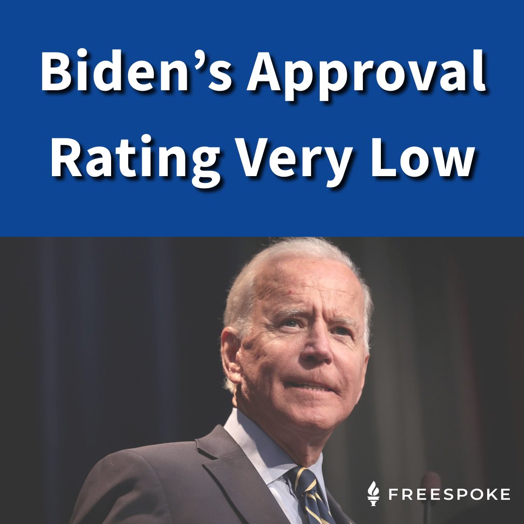 FreespokeSearch's tweet photo. Gallup Poll Shows Biden Job Approval Second Lowest among Presidents since 1950s. Read the whole story on Freespoke: https://t.co/sYUlhR6BOj
#GallupPoll #Biden #JobApproval https://t.co/mKT62TxNIM