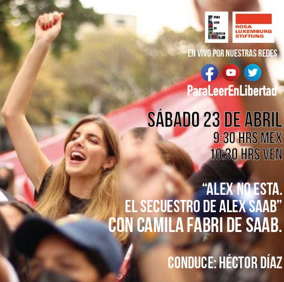 RoiLopezRivas's tweet photo. Hoy sábado a las 1030am🇻🇪 tendremos esta entrevista de @CamillaFSaab, esposa del Embajador Alex Saab, y Presidenta de la Fundación @FreeAlexSaabOrg para la @BRIGADACULTURAL 🇲🇽

Por todas sus redes 👇

#AlexEsInocente https://t.co/AVG79R4BG6