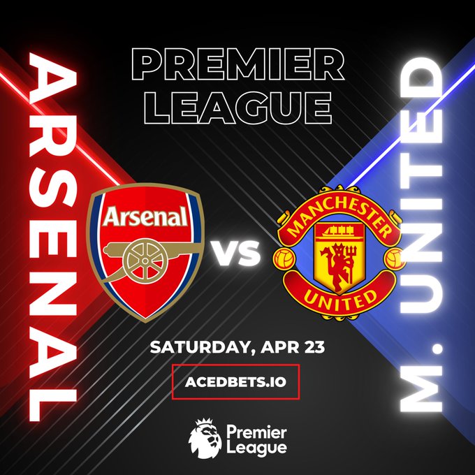 AcedSmith's tweet photo. Today's match: Premier League
@Arsenal
 Vs 
@ManUtd
 
Place your bets: https://t.co/z1kDTLyJ7G
@premierleague
 
@AceDCoin @acedbets 
 
#bettingtwitter #bettingtips #cryptogambling #crypto #bet #GamblingTwitter #gambling
$BNB $USDT $ETH $BTC $DOGE
Bet with $ACED
Good luck! https://t.co/er28tX0cVp