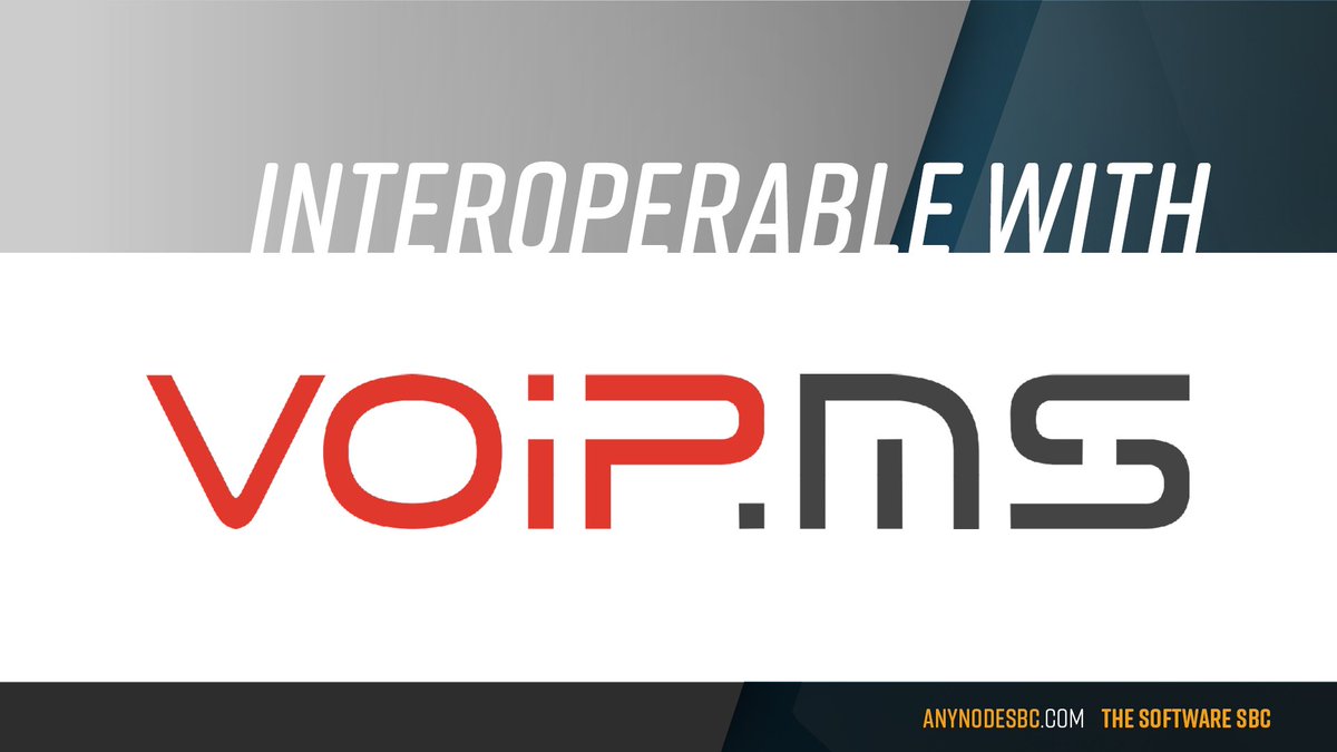 anynodeSBC's tweet photo. Continuously providers, PBXs, and gateways are tested, released, and included as a pre-configured profile in @anynodeSBC  - such as @voipms  https://t.co/7crDj0ySbA https://t.co/9SdXzQ6LFO