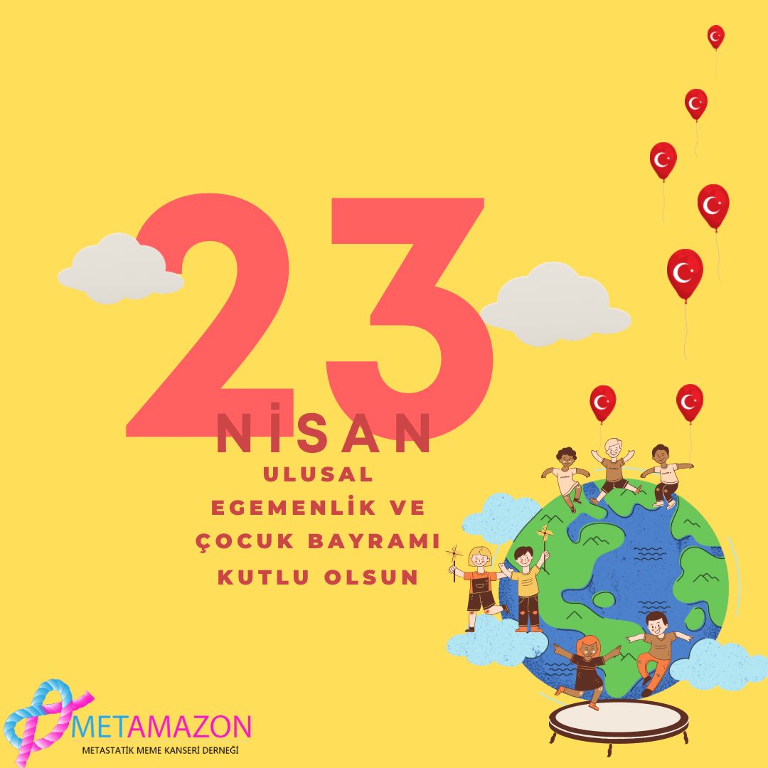 Metamazon_Tr's tweet photo. 23 Nisan Ulusal Egemenlik ve Çocuk Bayramımız kutlu olsun! 🇹🇷
#23nisan #23nisanulusalegemenlikveçocukbayramı
#metamazon #metamazon_tr https://t.co/oDkgPteqr1