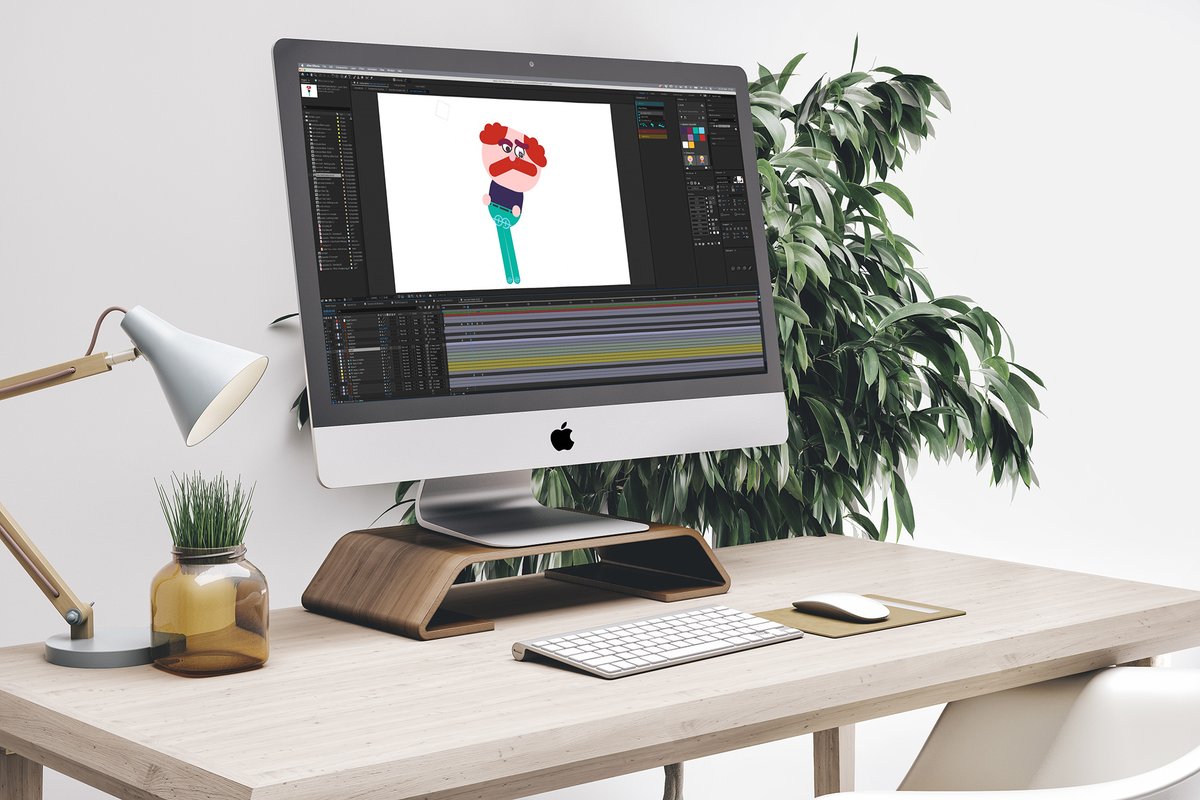 This handsome gent (aka Ian) is just one of the characters that we have created for <a href="/theCentre/">Wales Millennium Centre</a>'s new animated training video. 

This week, we've been working hard on animating the first section of the programme and we cannot wait to see what the WMC team think.