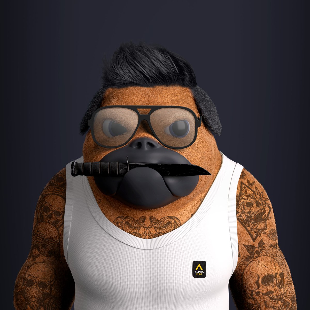 Our Alpha Pugs are almost here! Don't miss one of the best art around🔥🐶

There will be 4 different categories. Today we are happy to present one of our BAD BOYS category.
Each category  will have its own benefits.

All details and roadmap will be updated next week.
WOOF
#NFTs