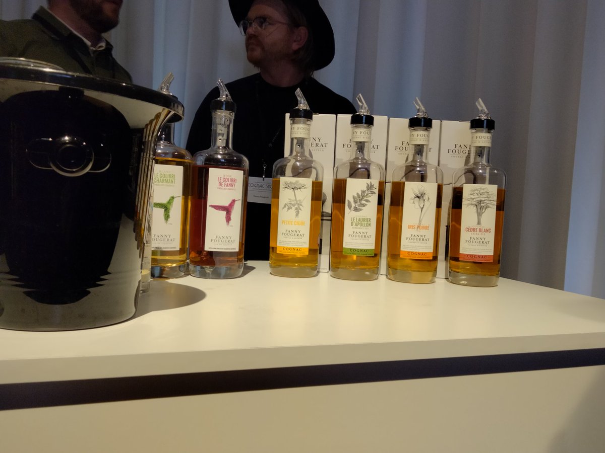 Wonderful seeing <a href="/cowfish/">Billy Abbott</a>, Dawn, David and <a href="/WhiskyExchange/">The Whisky Exchange</a> team again and enjoy Armagnac, as well as Cognac and Calvados. Head to Jean-Luc Pasquet and try their just released Folle Blanche if going to the #Cognac Show today