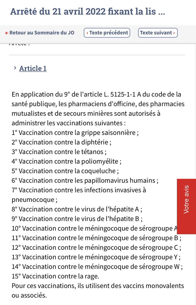 Ordoscopie's tweet photo. 💉 La liste des nouveaux vaccins réalisables par le pharmacien.

Une nouvelle mesure pour augmenter la couverture vaccinale de la population française.

(Legifrance) https://t.co/AcQkx0GM2B