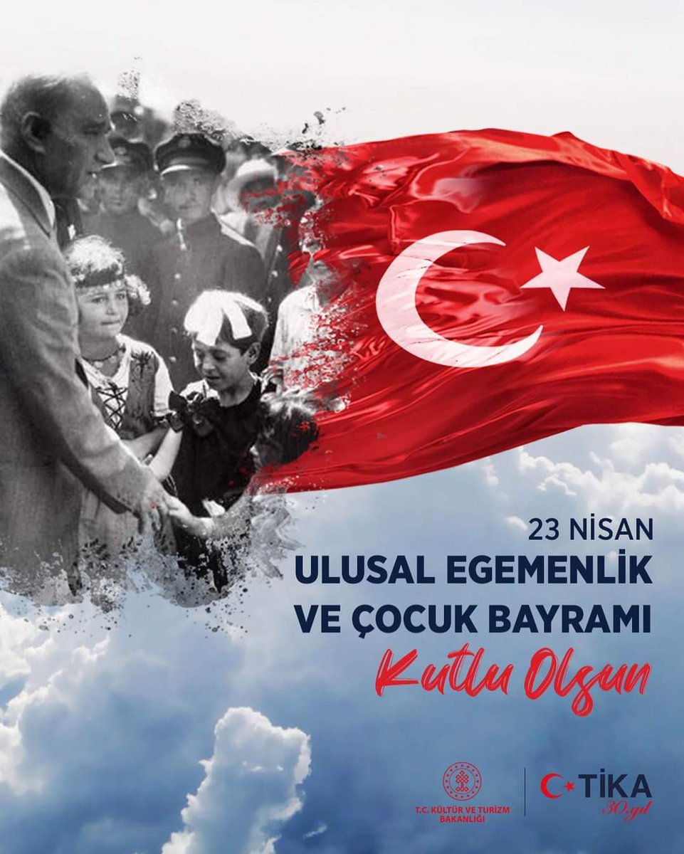 Tika_Bangladesh's tweet photo. #23Nisan Ulusal Egemenlik ve Çocuk Bayramı kutlu olsun!
Gazi Meclisimizin açılışının 102. yıl dönümünde Gazi Mustafa Kemal Atatürk’ü rahmetle ve minnetle anıyoruz. https://t.co/zhSAOdBfUz