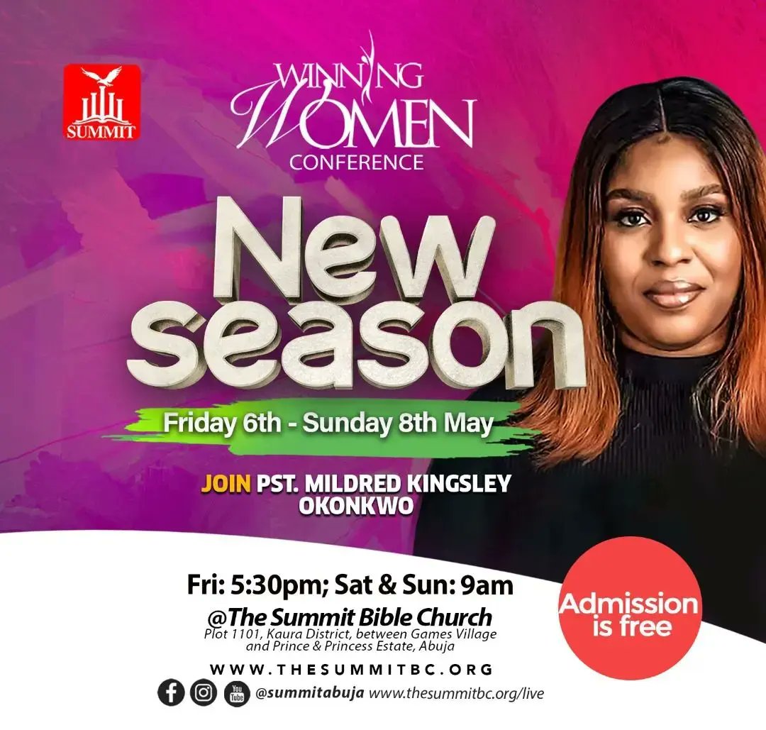 SummitAbuja's tweet photo. Pastor Mildred Kingsley-Okonkwo, "PM", as she is fondly called, is a renowned author and Associate Lead Pastor of David's Christian Centre. https://t.co/DWEeeYdRwc