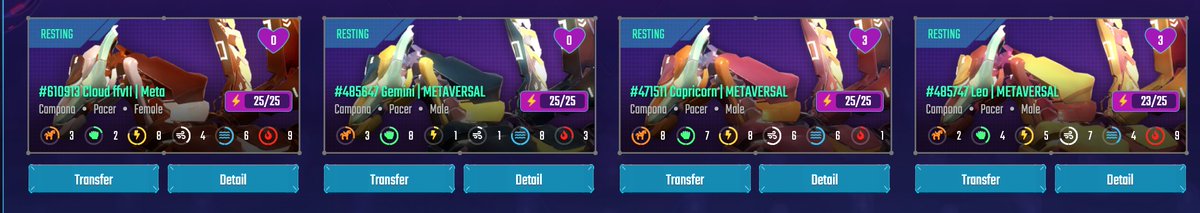 TheLadyCereza's tweet photo. #PegaxyScholarship #P2E #Pegaxy  Here are all the ones needing racers. Full scholarship only x https://t.co/1yv9BbxmZ0