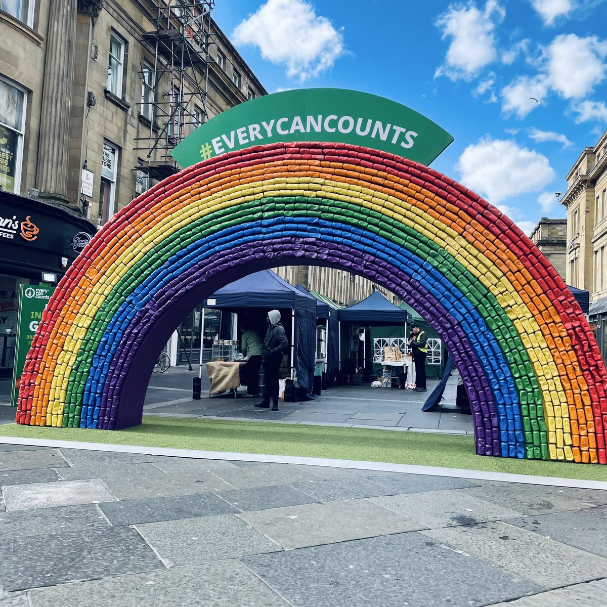 Find us on Grainger St in #Newcastle till 5pm today. 

#everycancounts 🌍