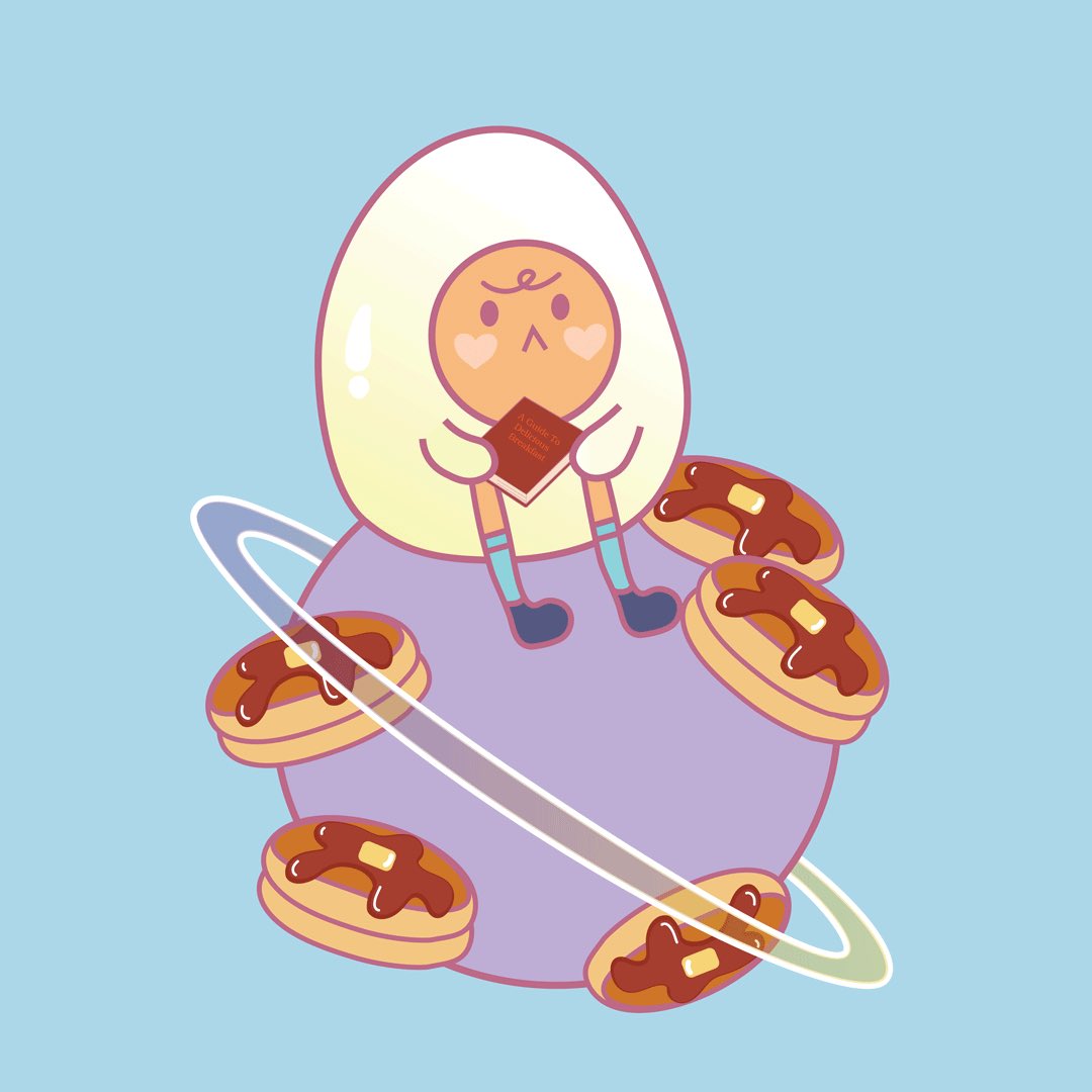 Saturday = Pancakes day 👀🥞💖 (space baby by <a href="/CelestialStudi8/">Celestial Studio</a>)