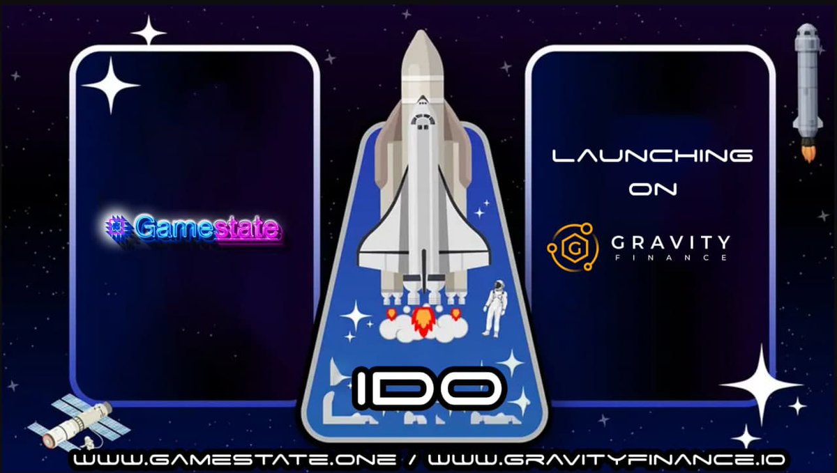 Cryptoomedia's tweet image. 🚩A game changing metaverse project launching on @0xPolygon, don't miss this opportunity.
@Gamestate_one launching its $STATE token, on the most trusted launchpad on the Polygon Network @Gravity_Finance 

#TokenLaunch #PlayToEarnGame #NFTCommunity #cryptocurrency
