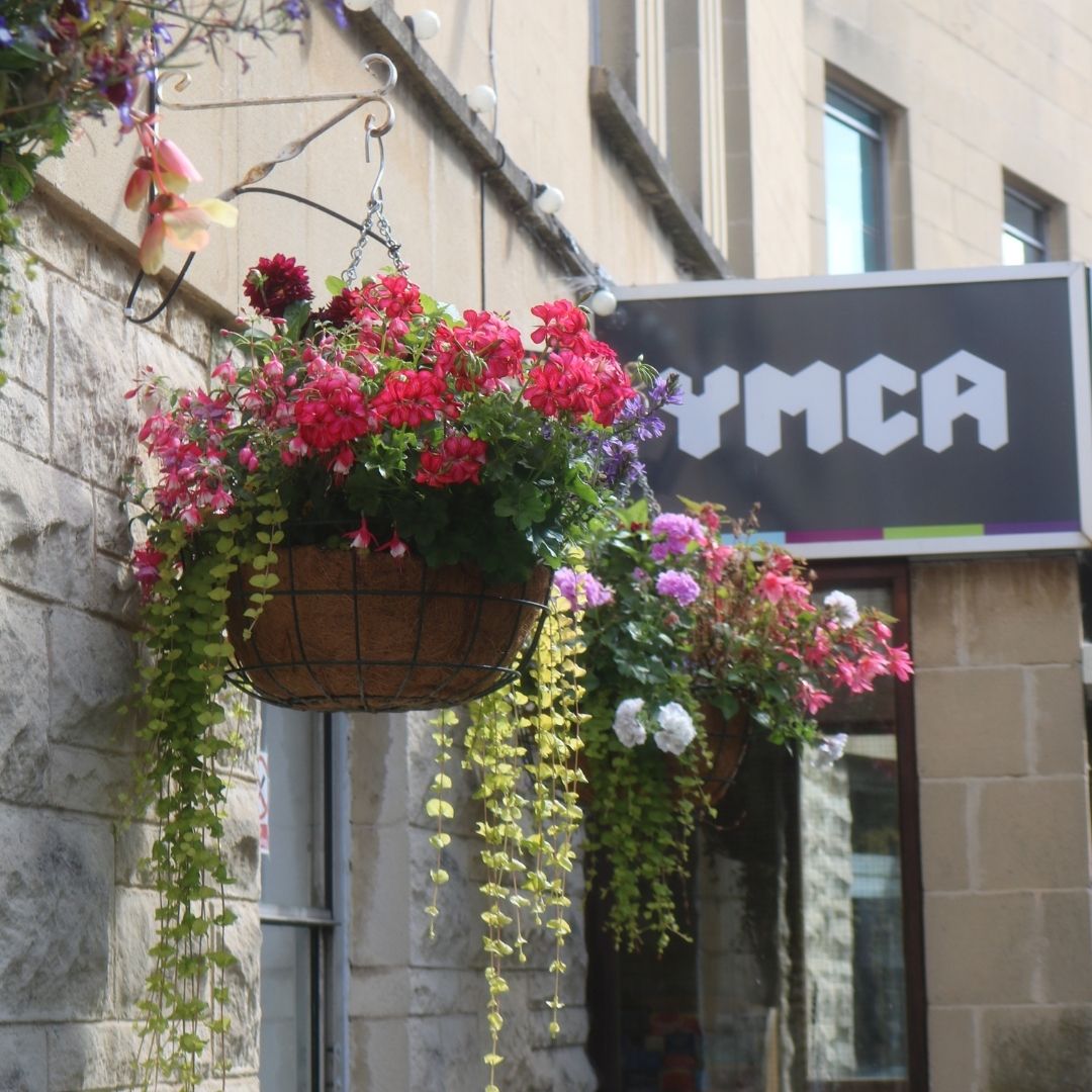 Springtime is coming! Have a look at our beautiful blooms as you enter our building. #flowers #spring #plants #green #colourful #bloom #ymca #bathuk #visitbath #localcharity #charity #hostel #travel #holiday