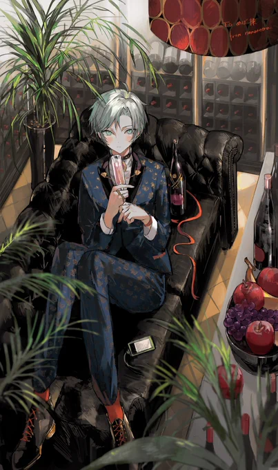 ワインセラーにて🥂
(Skebありがとうございました!) 