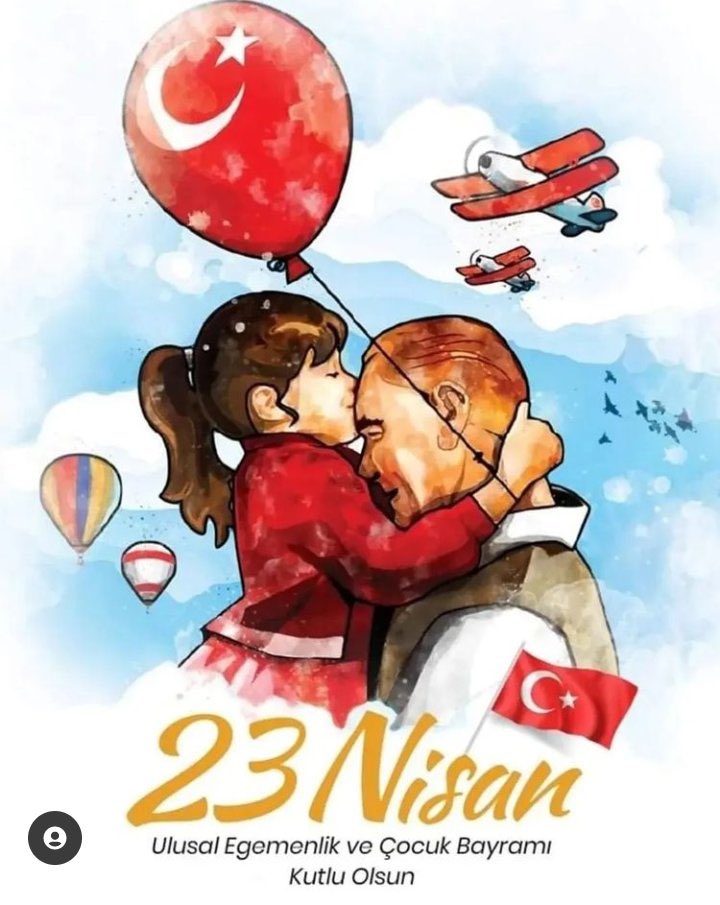 sercanzay8's tweet photo. Barışın, sevginin, umudun ve kardeşliğin simgesi olan çocuklarımıza güzel bir gelecek umuduyla; tüm dünya çocuklarına Mustafa Kemal ATATÜRK’ün armağan ettiği 23 Nisan Ulusal Egemenlik ve Çocuk Bayramı kutlu olsun.#23Nisan #23NisanKutluOlsun https://t.co/QUPHI3IJI8