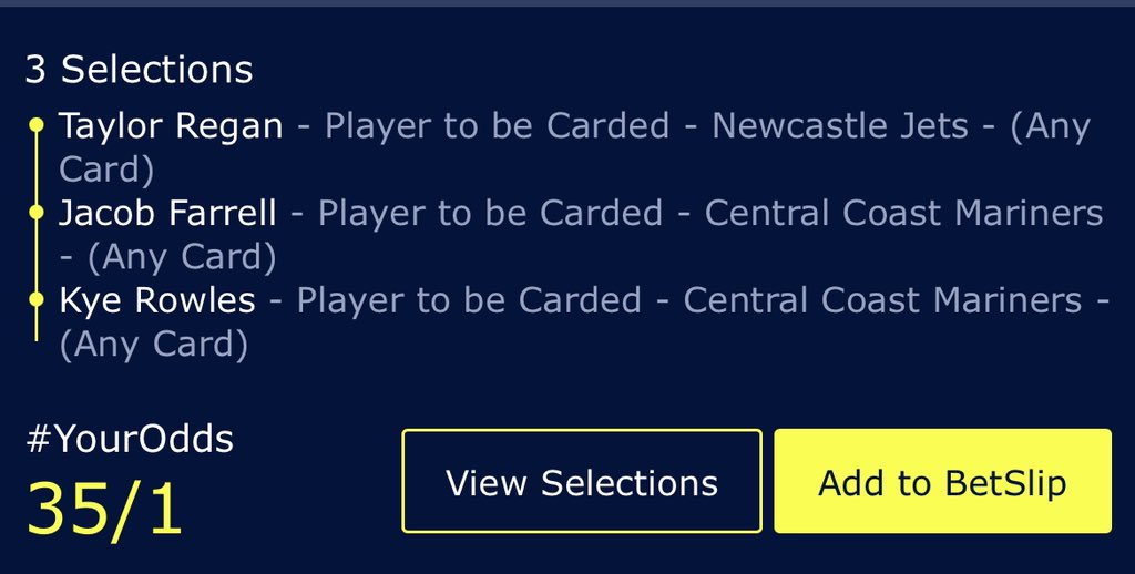bettingvillage's tweet photo. Australian cards 🟨🟥

18+ gambleresponsibly https://t.co/MCyZ1Gz684