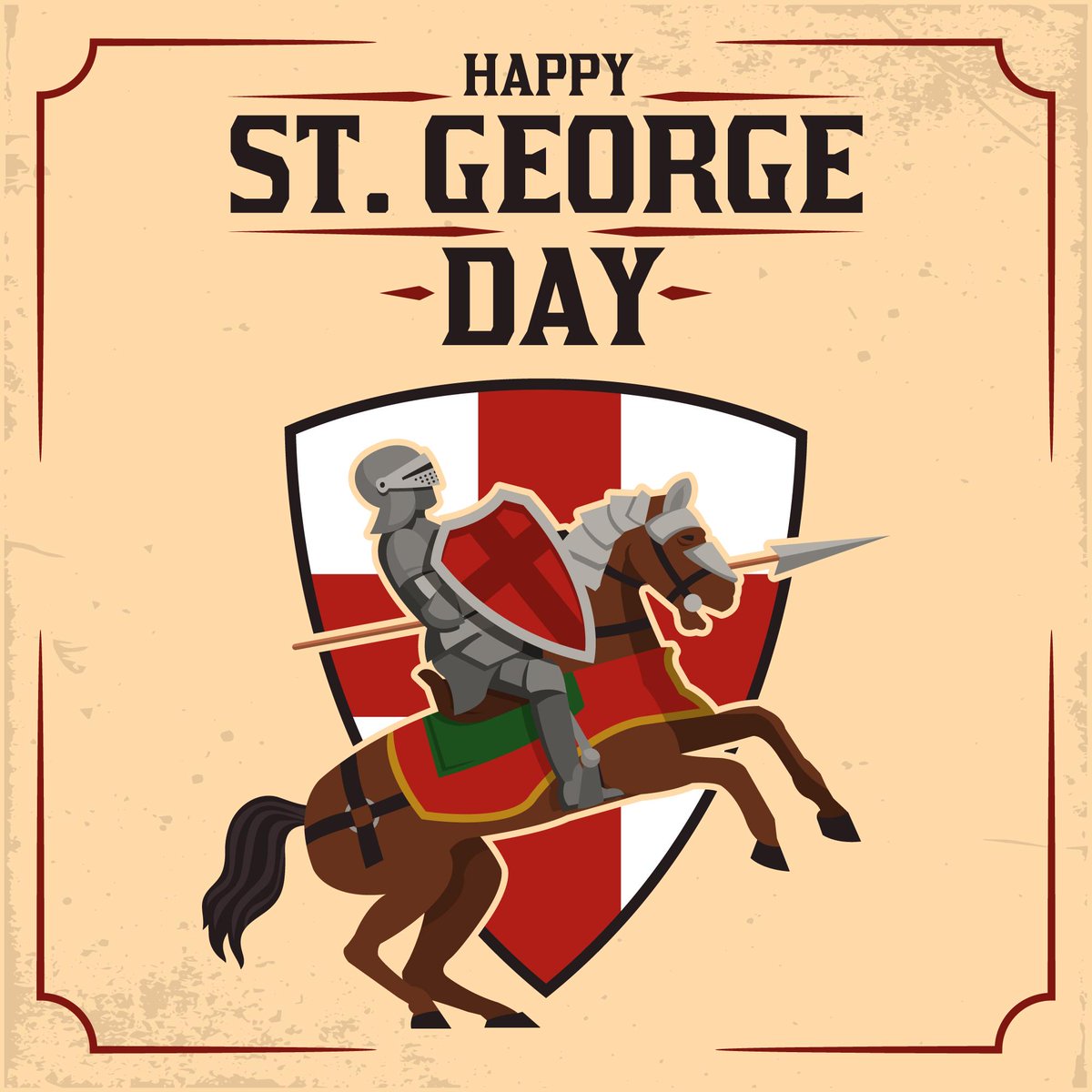 Happy St George’s Day! Today the UK will be celebrating all things English, in honour of St George, the patron saint of England. If you are in the London area and want to join in the celebrations, there will be a free event in Trafalgar Square! #StGeorgesDay #Aimhighfostering