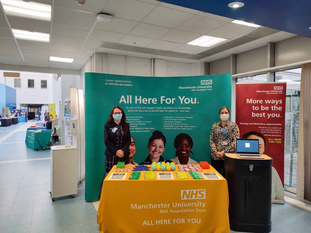 MFTNHSCareers's tweet photo. Our Wythenshawe Open Day is goooooo! 

If you’d like an exciting new job then come down and meet our brilliant staff. 👏 https://t.co/C8rLTIgnHZ