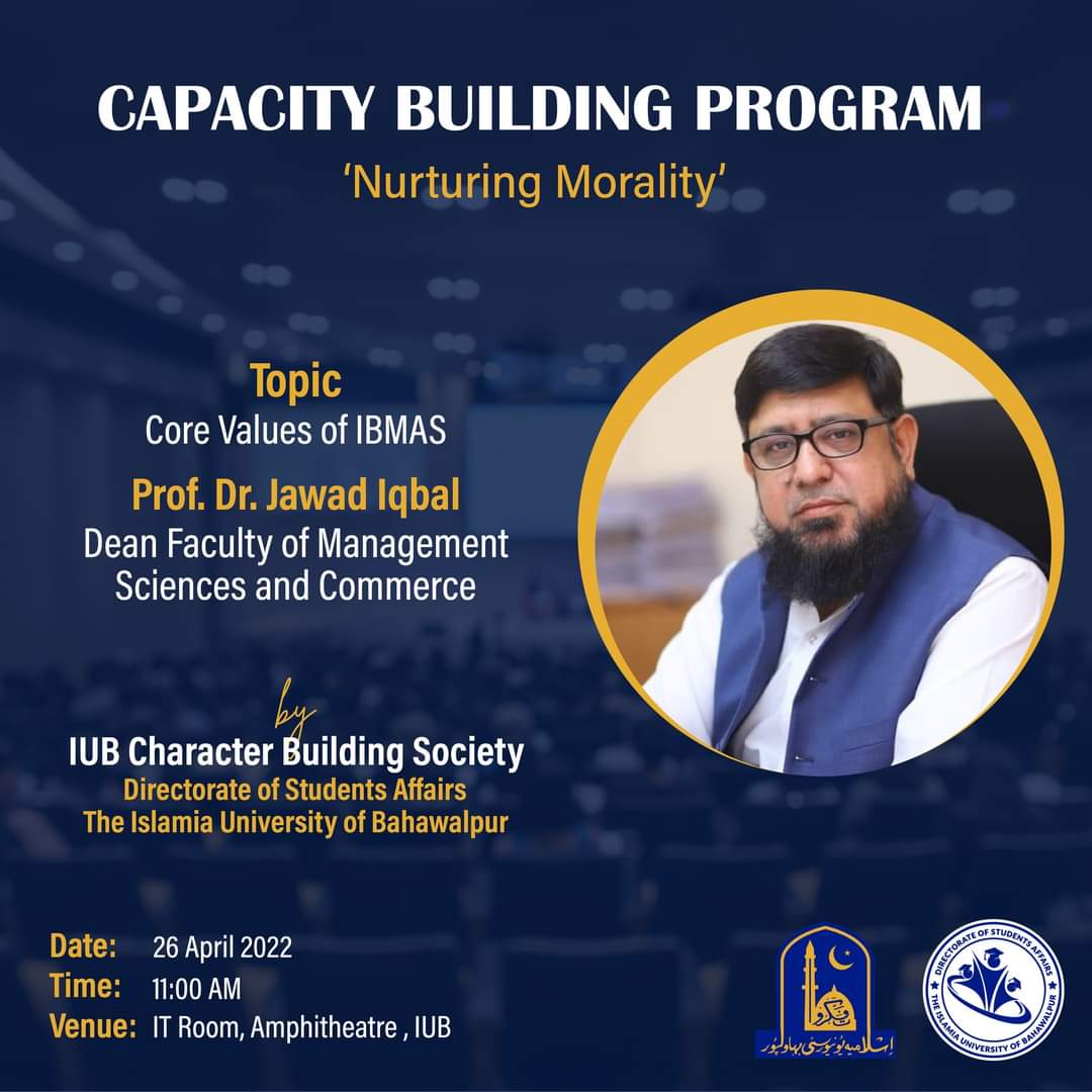 theiubwp's tweet image. IUB Character Building Society brings you the 3rd Episode of Capacity Building Program in Faculty of Management Sciences and Commerce. 

#CBS #CoreValues #CapacityBuildingProgram #IUB