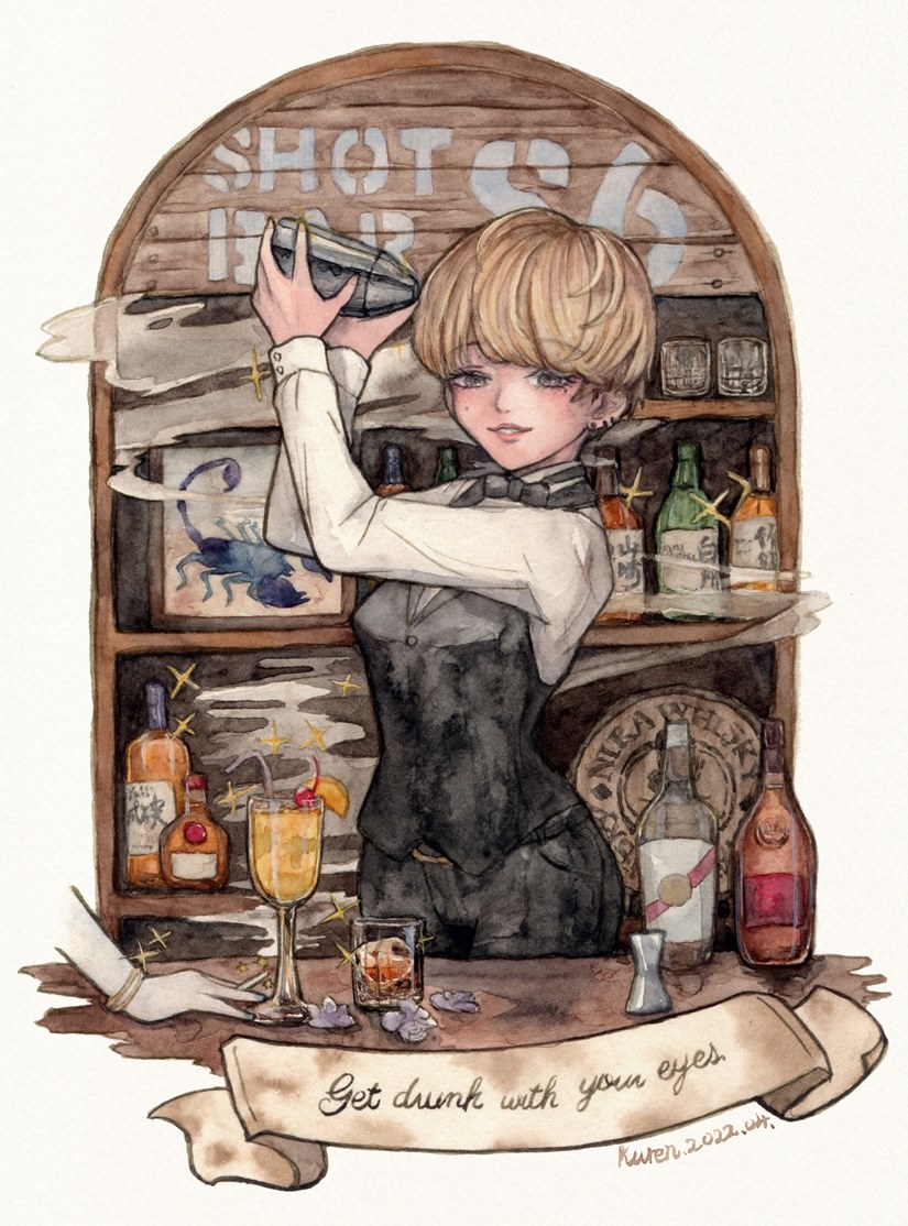 女性バーテンダー のイラスト マンガ作品 3 件 Twoucan