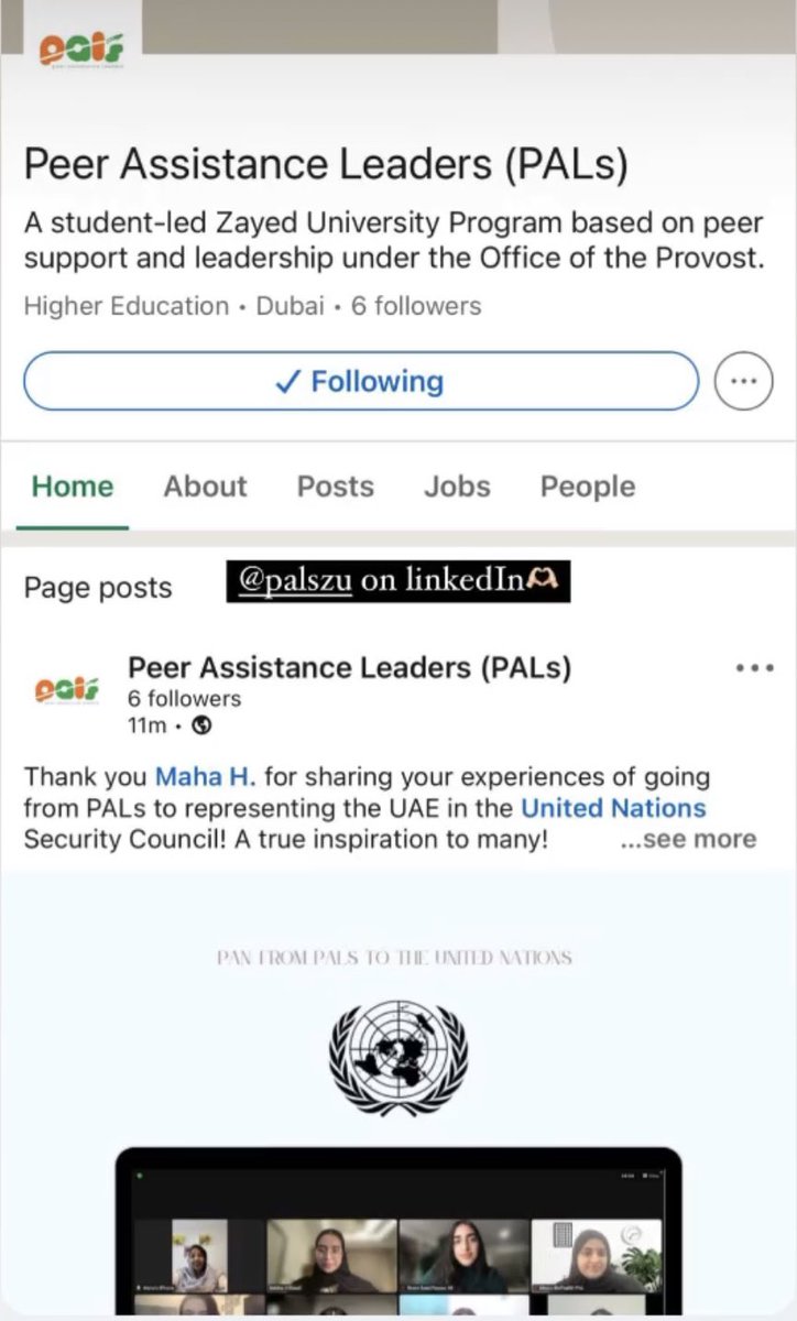 PALs_ZU's tweet photo. Have you heard? You can find us on LinkedIn⭐️ https://t.co/C8k9rb9i0O