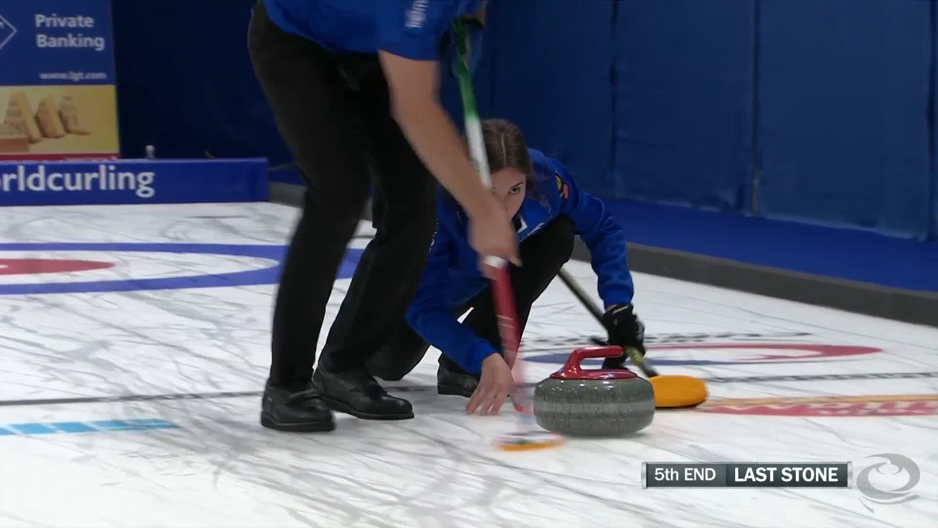 World Curling on Twitter "Italy 🇮🇹 put a massive score of four on the