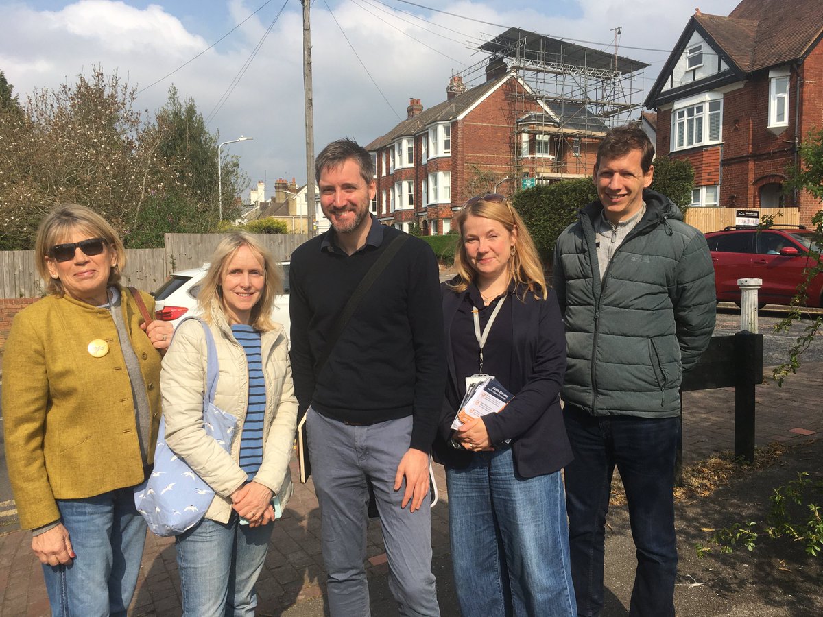 TWPubPolicyBlog's tweet photo. Out in #PSM for the Tunbridge Wells election to give Tunbridge Wells a town centre to be proud of https://t.co/rKBDP5KH7F