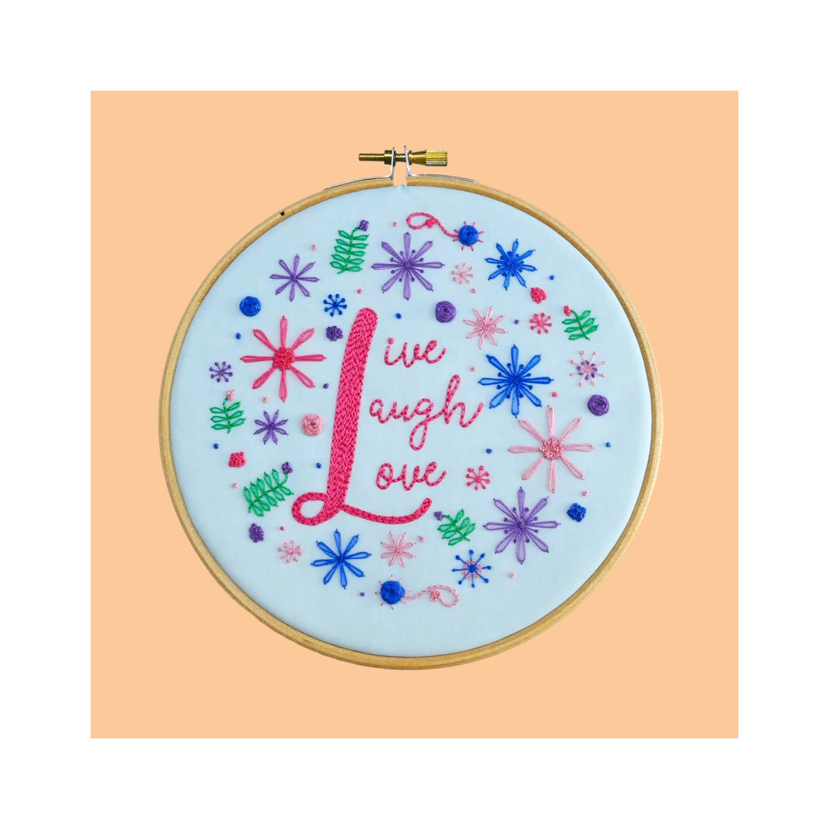 NogPepperMe's tweet photo. Flower Embroidery Kit Live Laugh Love | Modern Embroidery Kit | Hand Embroidery Hoop Art | Needlework Kit DIY Hoop Gift | Embroidery Pattern https://t.co/goHT5OVj3x #Etsy #Embroidery #CraftKit #NogPepperMe #LoveEmbroidery https://t.co/mJBdrjg70b