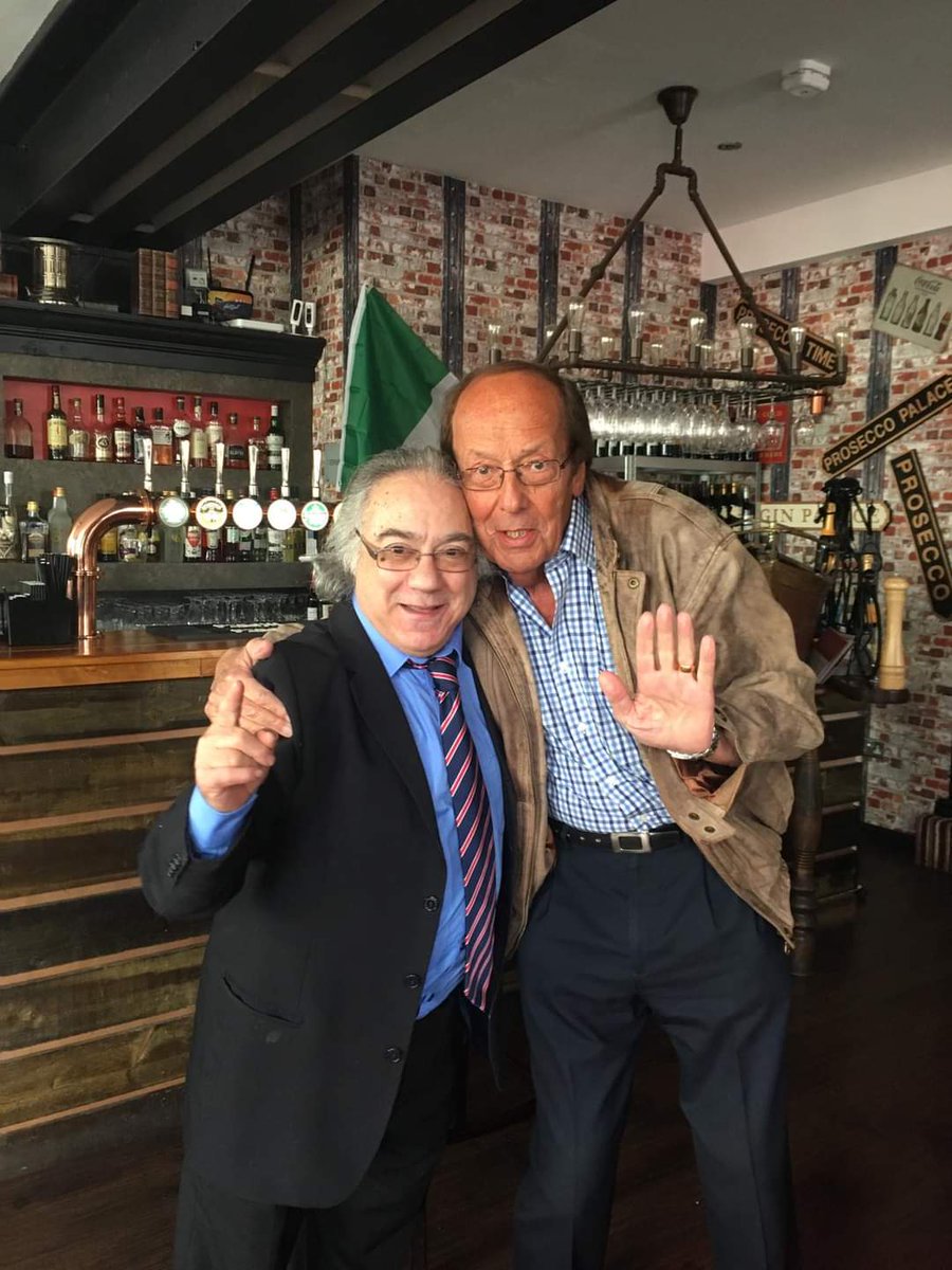 Local legend spotted at Guiseppe's, #Southsea's favourite Italian restaurant.