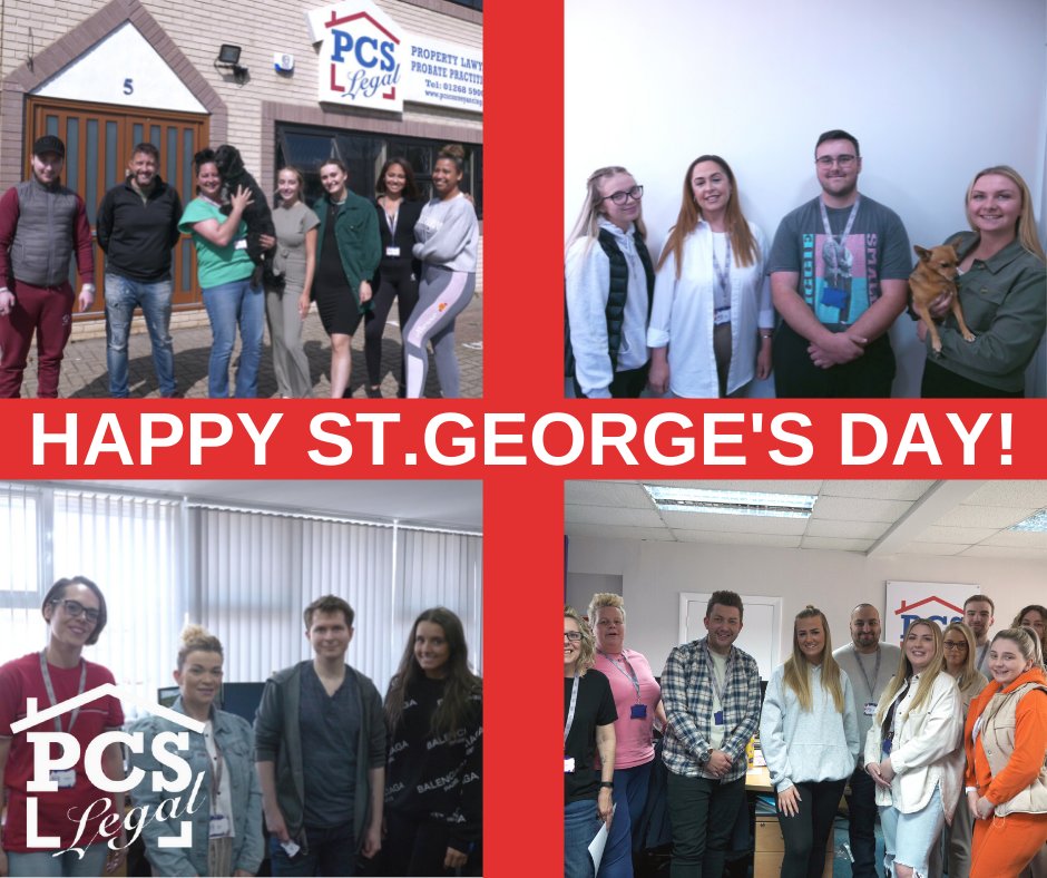 PCSLEGAL's tweet photo. Happy St. George's day! from all the team @PCSLEGAL 

#StGeorgesDay #StGeorge https://t.co/fil3FZVAR1