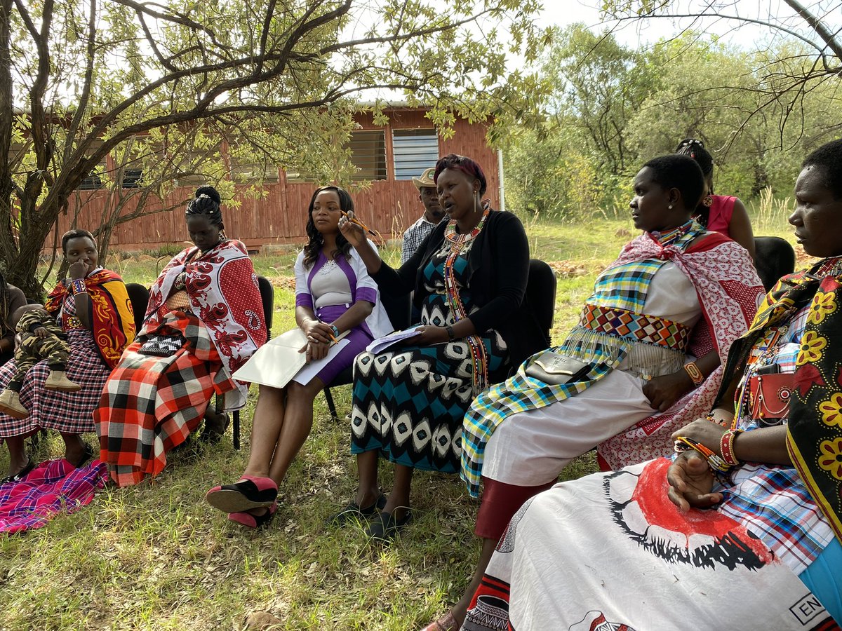 KWCAKenya's tweet photo. Through the #USAIDRISE project, we facilitated  @TTWCA_tsavo &amp; @aetkenya representatives to participate in a learning visit at @MConservancies to learn on the role of women forums in promoting women inclusion in conservancy governance &amp; benefit sharing structures &amp; ending #GBV https://t.co/9AuaQ2sHkC
