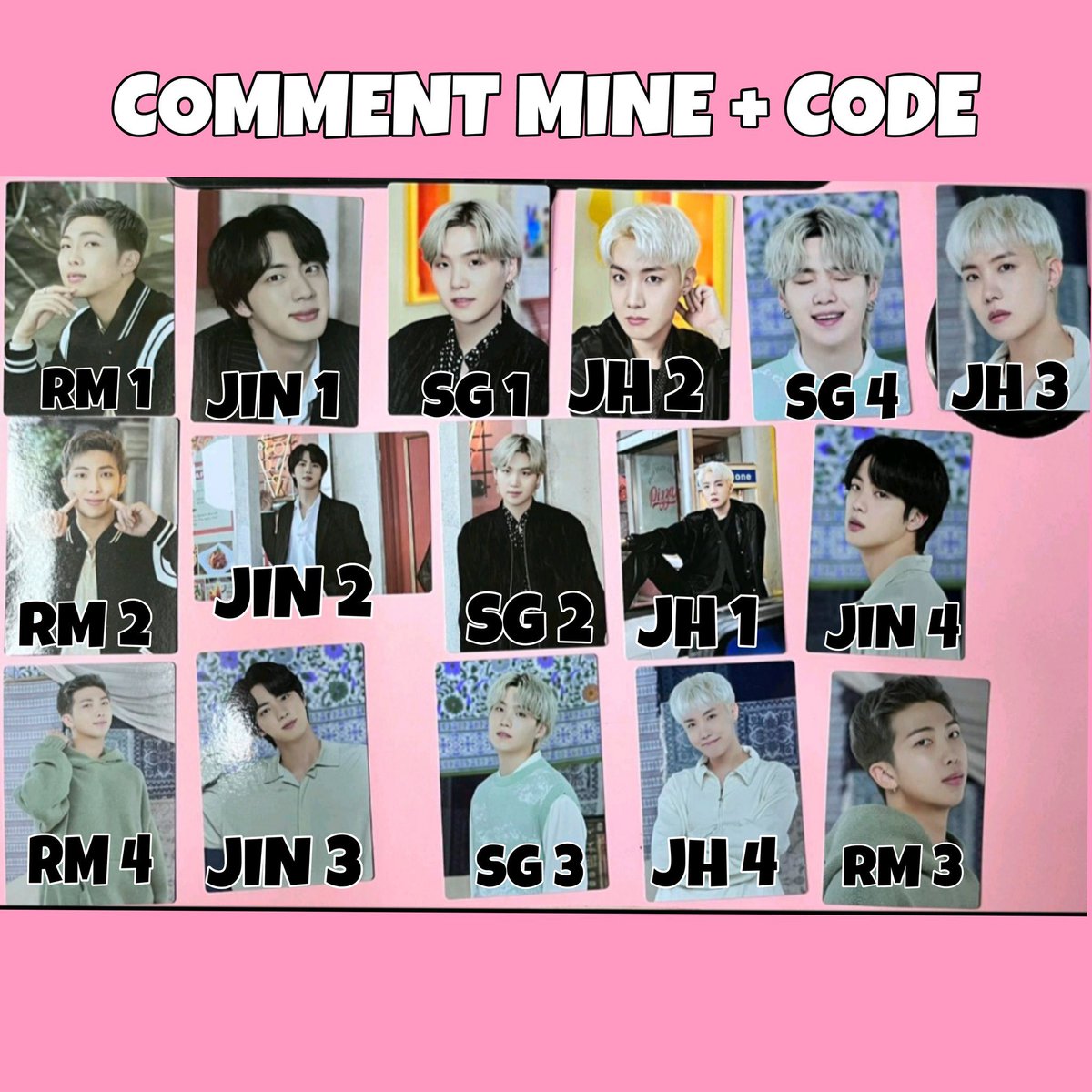 TaniesShopph's tweet photo. WTS  LFB  PH (Manila)

BTS PTD Mini PC Tingi
100 pesos each

- onhand &amp; ready to ship 
- mod: lalamove, Grab, GGX
- Flash express (fri and sat)
- mop: gcash
- payo

Comment Mine + Code to claim

Jin Namjoon Suga Jhope Jungkook Taehyung Jimin BTS https://t.co/l7s2ajkQKh